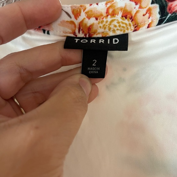 Floral Torrid Dress with pockets! - Picture 2 of 3